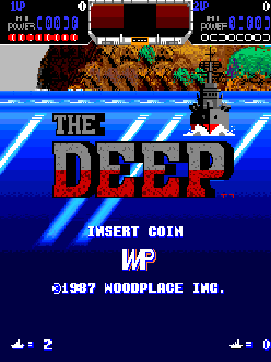 The Deep (Japan) Title Screen